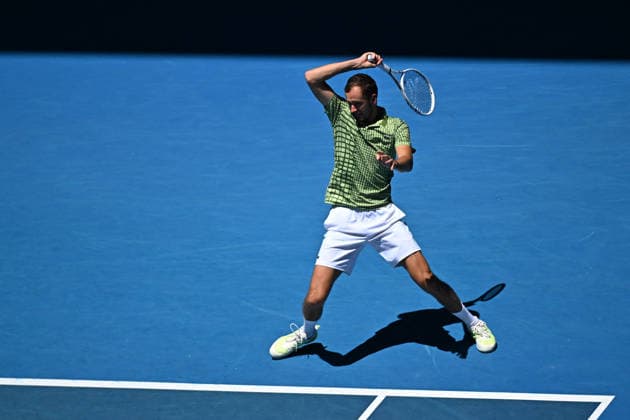 Australian Open - Melbourne Daniil Medvedev (RUS) during his third round match at the 2026 Australian Open at Melbourne Park in Melbourne, AUSTRALIA, on January 23, 2026. Photo by Corinne Dubreuil ABACAPRESS.COM Melbourne Australia  Copyright: xDubreuilxCorinne ABACAx