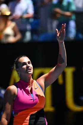 Australian Open - Melbourne Aryna Sabalenka (RUS) during her third round match at the 2026 Australian Open at Melbourne Park in Melbourne, AUSTRALIA, on January 23, 2026. Photo by Corinne Dubreuil ABACAPRESS.COM Melbourne Australia  Copyright: xDubreuilxCorinne ABACAx