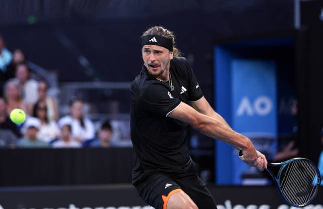 Alexander Zverev during his third round match Australian Open tennis tournament, Day Six, Melbourne Park, Australia - 23 Jan 2026Melbourne Melbourne Park Victoria (VIC) Australia  Copyright: xEllaxLing Shutterstockx 16380452dv