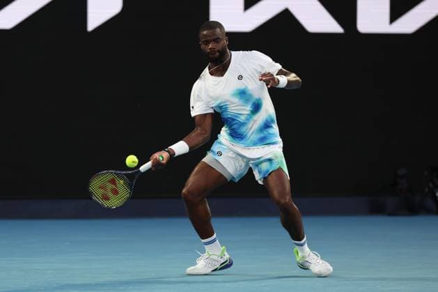 Frances Tiafoe of France during his third round match Australian Open tennis tournament, Day Six, Melbourne Park, Australia - 23 Jan 2026Melbourne Melbourne Park Victoria (VIC) Australia  Copyright: xRachelxBach Shutterstockx 16380457el