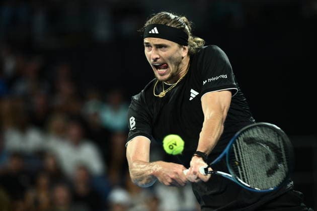 TENNIS AUSTRALIAN OPEN, Alexander Zverev of Germany in action during the Men™s 3rd round match against Cameron Norrie of Great Britian on day 6 of the 2026 Australian Open tennis tournament at Melbourne Park in Melbourne, Wednesday, January 22, 2026. ( NO ARCHIVING MELBOURNE VICTORIA AUSTRALIA  Copyright: xJOELxCARRETTx 20260123151849052797