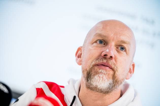 Team Belgium Chef de Mission Olav Spahl talks during a press conference, PK, Pressekonferenz of the BOIC COIB Belgian Olympic Comitee to announce the final selection of Team Belgium for the Milano Cortina 2026 Winter Olympics, on Friday 23 January 2026 in Brussels. JASPERxJACOBS  x157943225x