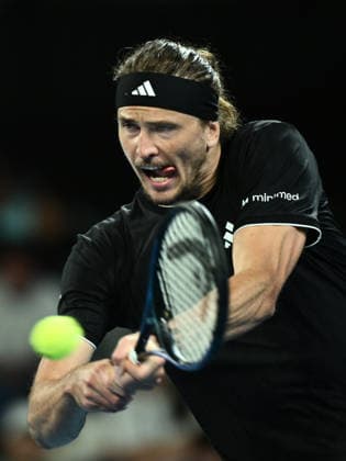 TENNIS AUSTRALIAN OPEN, Alexander Zverev of Germany in action during the Men™s 3rd round match against Cameron Norrie of Great Britian on day 6 of the 2026 Australian Open tennis tournament at Melbourne Park in Melbourne, Wednesday, January 22, 2026. ( NO ARCHIVING MELBOURNE VICTORIA AUSTRALIA  Copyright: xJOELxCARRETTx 20260123167648676462
