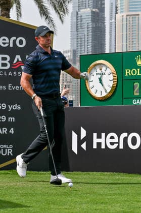 Hero Dubai Desert Classic 2026 DUBAI, UAE - JANUARY 23: Rory McIlroy competes during the Hero Dubai Desert Classic 2026 at Emirates Golf Club in Dubai, United Arab Emirates on January 23, 2026. Waleed Zein Anadolu Dubai United Arab Emirates. Editorial use only. Please get in touch for any other usage.  Copyright: x2026xAnadoluxWaleedxZeinx