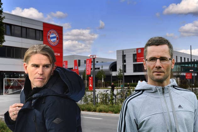 ATTENTION PHOTO MONTAGE Michael WIESINGER is to become the new head of the FC Bayern Muenchen Campus He will be assisted by Christoph FREUND Sports Director Bayern Muenchen