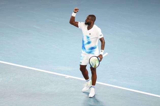 Frances Tiafoe of USA during his third round match Australian Open tennis tournament, Day Six, Melbourne Park, Australia - 23 Jan 2026Melbourne Melbourne Park Victoria (VIC) Australia  Copyright: xRachelxBach Shutterstockx 16380457il