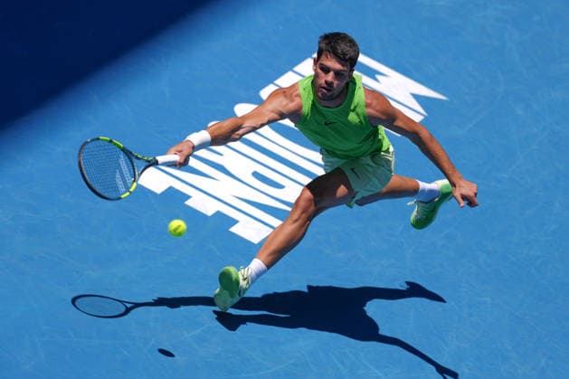 TENNIS : Open Australie 2026 - Melbourne - 23 01 2026 Carlos Alcaraz - Australian Open - Melbourne - 23 01 2026 melbourne  Copyright: xSportxPZx