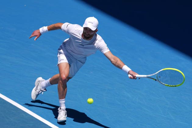 TENNIS : Open Australie 2026 - Melbourne - 23 01 2026 Corentin Moutet - Australian Open - Melbourne - 23 01 2026 melbourne  Copyright: xSportxPZx