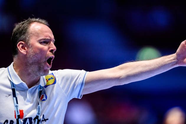 260123 Head coach Dagur Sigurdsson of Croatia during the EHF European Handball Championship main round match between Iceland and Croatia on January 23, 2026 in Malmö Photo Petter Arvidson BILDBYRAN kod PA PA1134 handball handball handball handballs em 2026 croatia croatia croatia island iceland ehf european handball championship bbeng grappa33  Copyright: PETTERxARVIDSON BB260123PA027