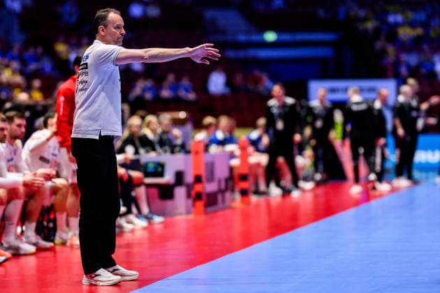 260123 Head coach Dagur Sigurdsson of Croatia during the EHF European Handball Championship main round match between Iceland and Croatia on January 23, 2026 in Malmö Photo Petter Arvidson BILDBYRAN kod PA PA1134 handball handball handball handballs em 2026 croatia croatia croatia island iceland ehf european handball championship bbeng grappa33  Copyright: PETTERxARVIDSON BB260123PA030