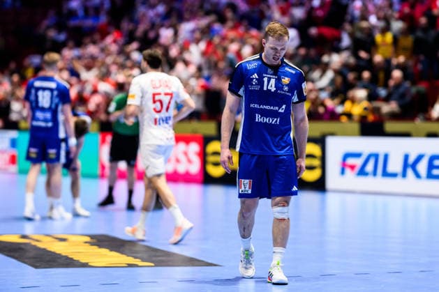 260123 Omar Ingi Magnusson of Iceland looks dejected after the EHF European Handball Championship main round match between Iceland and Croatia on January 23, 2026 in Malmö Photo Petter Arvidson BILDBYRAN kod PA PA1134 handball handball handball handballs em 2026 croatia croatia island iceland ehf european handball championship bbeng grappa33 depp  Copyright: PETTERxARVIDSON BB260123PA069
