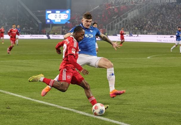 23 01 2026 Soccer Season 2025 2026 2 Soccer Bundesliga 19 Matchday SV Darmstadt 98 SVD D98 Lilien 1 FC Nürnberg FCN Club Sportfoto Zink DaMa xdaxmax DFL regulations prohibit any use of photographs as image sequences and or quasi video only for editorial use Mohamed Ali Zoma 23, 1 FC Nürnberg FCN Matej Maglica 5, SV Darmstadt 98 D98 SV98