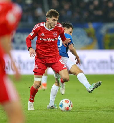 23 01 2026, Soccer 2 Bundesliga, SV Darmstadt 98 1 FC Nürnberg, emonline, emspor, despor, v l , Adam Markhiev 1 FC Nürnberg , Hiroki Akiyama SV Darmstadt 98 DFL DFB REGULATIONS PROHIBIT ANY USE OF PHOTOGRAPHS AS IMAGE SEQUENCES AND OR QUASI VIDEO xdcx Copyright: HMBxMedia Claus