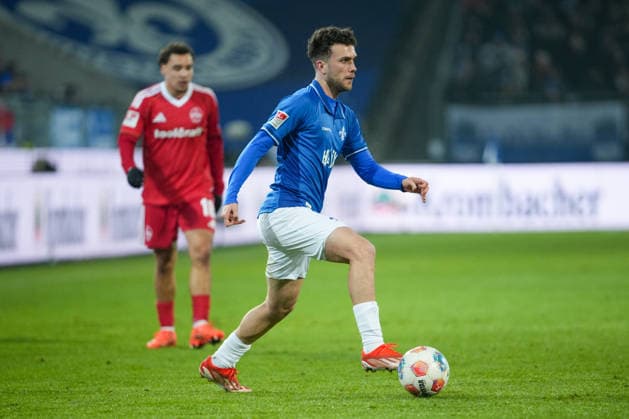 Soccer 2 Bundesliga, Matchday 19, SV Darmstadt 98 1 FC Nürnberg on 23 01 2026 in Darmstadt Merck Stadion am Böllenfalltor , Germany, Season 2025 2026 DFB DFL REGULATIONS PROHIBIT ANY USE OF PHOTOGRAPHS as IMAGE SEQUENCES and or QUASI VIDEO In focus Sergio Lopez 2, SVD Darmstadt Merck Stadion am Böllenfalltor Germany Copyright: xChristophxKinzingerx