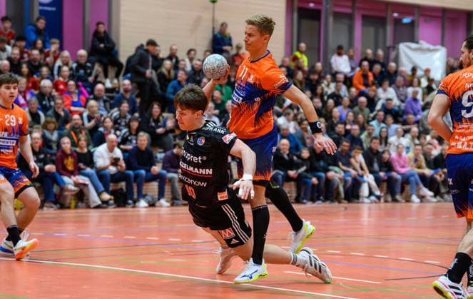 23 01 2026 Handball season 2025 2026 Test match friendly HC Erlangen HCE Talent Pilsen xwoxzix Florian Scheerer 10, HC Erlangen HCE Ondrej Safranek 11, Talent Pilsen