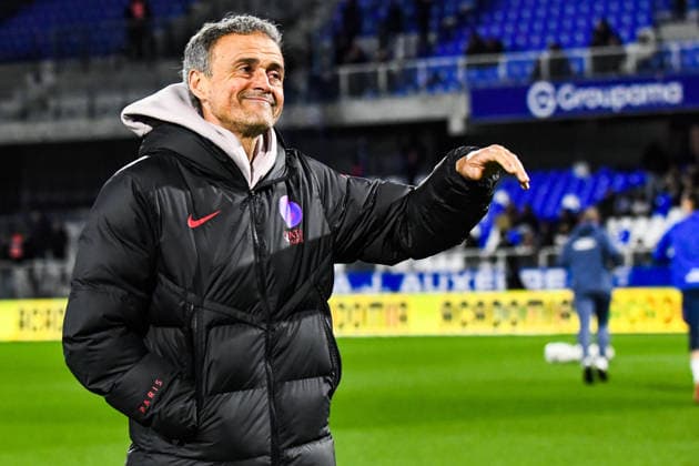FOOTBALL : AJ Auxerre vs Paris SG - Ligue 1 - JournÃ e 19 - 23 01 2026 Luis Enrique (Paris SG) AuxerreFrance  Copyright: xBaptistexAutissierx