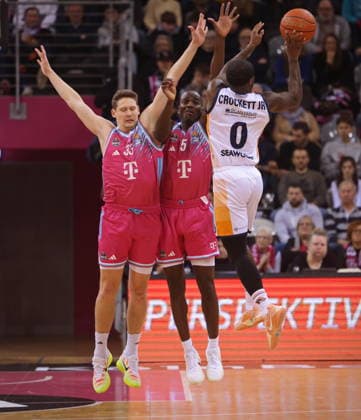 Patrick Heckmann, Tylan Birts Telekom Baskets Bonn vs Rostock Seawolves 17 Speiltag Saison 2025 26