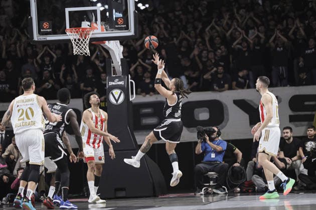 Basketball, EuroLeague, Virtus Bologna - Roter Stern Belgrad 3 Carsen Edwards (Virtus Bologna) during Virtus Bologna vs Crvena Zvezda Meridianbet Belgrade, Basketball Euroleague match in Bologna, Italy, January 23 2026  Copyright: xNorbertoxMaccagno IPAxSportx xipa-agency.netx xx IPA_70469762 IPA_Agency_IPA70469762