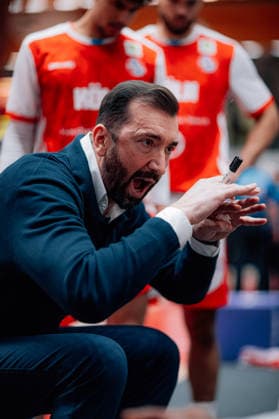 BB 2BL SBB Baskets Rheinstars Koeln Zoran Kukic Rheinstars Koeln during the 2025 2026 season in the 2 Barmer Basketball Bundesliga Pro A on matchday 19 SBB Baskets and Rheinstars Koeln at the Wolfgang Lakenmacher Halle on January 23, 2026 in Magdeburg, Saxony-Anhalt, Germany
