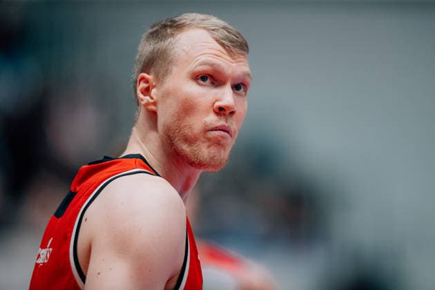 BB 2BL SBB Baskets Rheinstars Koeln Modestas Paulauskas SBB Baskets during the 2025 2026 season in the 2 Barmer Basketball Bundesliga Pro A on matchday 19 SBB Baskets and Rheinstars Koeln at the Wolfgang Lakenmacher Halle on January 23, 2026 in Magdeburg, Saxony-Anhalt, Germany