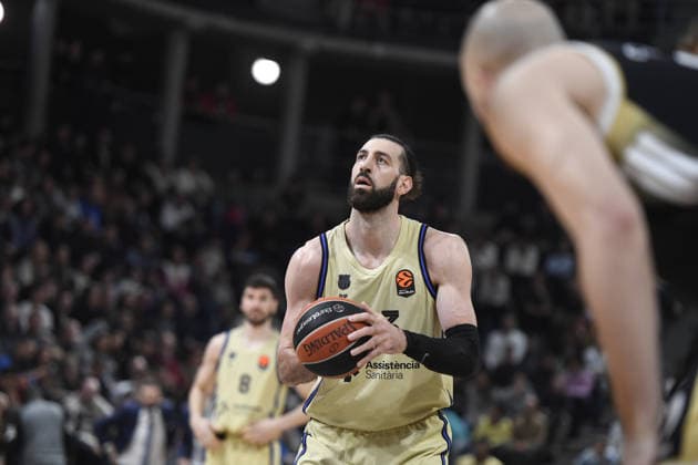 Basketball : ASVEL Villeurbanne vs FC Barcelone - Euroleague - 23 01 2026 Tournike SHENGELIA of FC Barcelone during the Turkish Airlines EuroLeague basketball match between LDLC ASVEL Villeurbanne and FC Barcelone at Astroballe in Villeurbanne, France on 23 January 2026 VILLEURBANNE LyonFrance  Copyright: xMouradxALLILIx