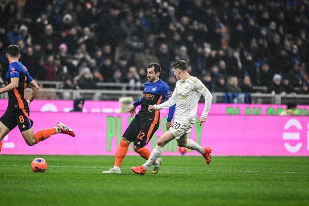 Henrikh Mkhitaryan of Inter FC in action during the Italian Serie A football match between Inter FC and Pisa Sporting Club on January 23th, 2026 at Giuseppe Meazza San Siro Siro stadium in Milan, Italy. Photo Tiziano Ballabio  Copyright: xTizianoxBallabio IPAxSportx xipa-agency.netx xx IPA_70471485 IPA_Agency_IPA70471485