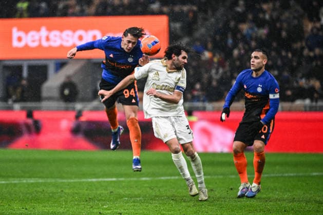 Francesco Pio Esposito of Inter FC in action during the Italian Serie A football match between Inter FC and Pisa Sporting Club on January 23th, 2026 at Giuseppe Meazza San Siro Siro stadium in Milan, Italy. Photo Tiziano Ballabio  Copyright: xTizianoxBallabio IPAxSportx xipa-agency.netx xx IPA_70473293 IPA_Agency_IPA70473293