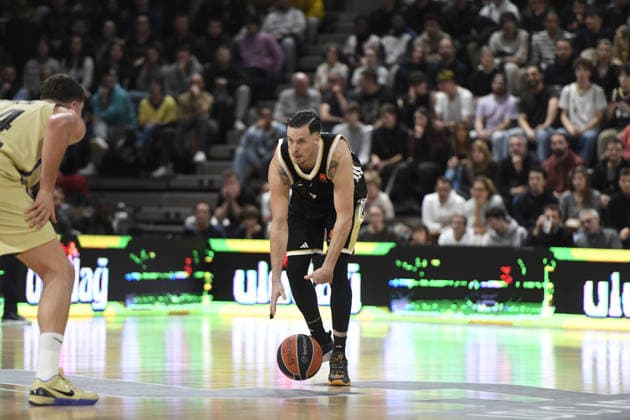 Basketball : ASVEL Villeurbanne vs FC Barcelone - Euroleague - 23 01 2026 Thomas HEURTEL of ASVEL during the Turkish Airlines EuroLeague basketball match between LDLC ASVEL Villeurbanne and FC Barcelone at Astroballe in Villeurbanne, France on 23 January 2026 VILLEURBANNE LyonFrance  Copyright: xMouradxALLILIx