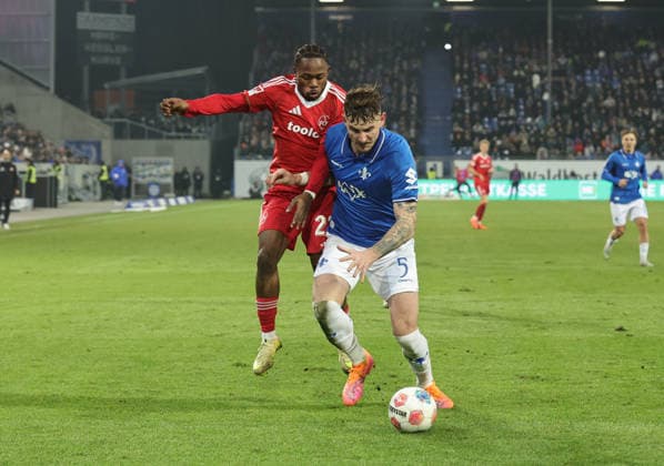 23 01 2026 Soccer Season 2025 2026 2 Soccer Bundesliga 19 Matchday SV Darmstadt 98 SVD D98 Lilien 1 FC Nürnberg FCN Club Sportfoto Zink DaMa xdaxmax DFL regulations prohibit any use of photographs as image sequences and or quasi video only for editorial use Mohamed Ali Zoma 23, 1 FC Nürnberg FCN Matej Maglica 5, SV Darmstadt 98 D98 SV98