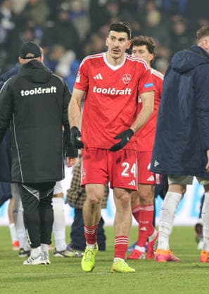 23 01 2026 Soccer Season 2025 2026 2 Soccer Bundesliga 19 Matchday SV Darmstadt 98 SVD D98 Lilien 1 FC Nürnberg FCN Club Sportfoto Zink DaMa xdaxmax DFL regulations prohibit any use of photographs as image sequences and or quasi video only for editorial use Luka Lochoshvili 24, 1 FC Nürnberg FCN disappointed Disappointment after the end of the match