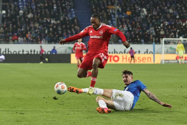 23 01 2026 Soccer Season 2025 2026 2 Soccer Bundesliga 19 Matchday SV Darmstadt 98 SVD D98 Lilien 1 FC Nürnberg FCN Club Sportfoto Zink DaMa xdaxmax DFL regulations prohibit any use of photographs as image sequences and or quasi video only for editorial use Mohamed Ali Zoma 23, 1 FC Nürnberg FCN Matej Maglica 5, SV Darmstadt 98 D98 SV98