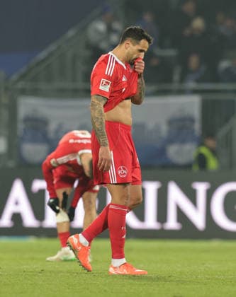 23 01 2026 Soccer Season 2025 2026 2 Soccer Bundesliga 19 Matchday SV Darmstadt 98 SVD D98 Lilien 1 FC Nürnberg FCN Club Sportfoto Zink DaMa xdaxmax DFL regulations prohibit any use of photographs as image sequences and or quasi video only for editorial use Adriano Grimaldi 33, 1 FC Nürnberg FCN disappointed Disappointment after the end of the match