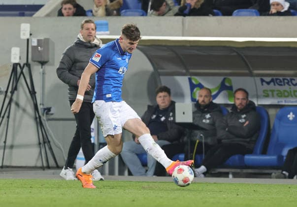 23 01 2026 Soccer Season 2025 2026 2 Soccer Bundesliga 19 Matchday SV Darmstadt 98 SVD D98 Lilien 1 FC Nürnberg FCN Club Sportfoto Zink DaMa xdaxmax DFL regulations prohibit any use of photographs as image sequences and or quasi video only for editorial use Matej Maglica 5, SV Darmstadt 98 D98 SV98