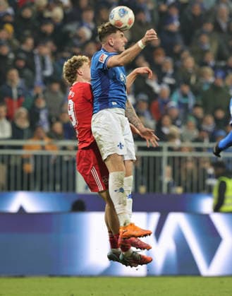 23 01 2026 Soccer Season 2025 2026 2 Soccer Bundesliga 19 Matchday SV Darmstadt 98 SVD D98 Lilien 1 FC Nürnberg FCN Club Sportfoto Zink DaMa xdaxmax DFL regulations prohibit any use of photographs as image sequences and or quasi video only for editorial use Piet Scobel 39, 1 FC Nürnberg FCN Matej Maglica 5, SV Darmstadt 98 D98 SV98