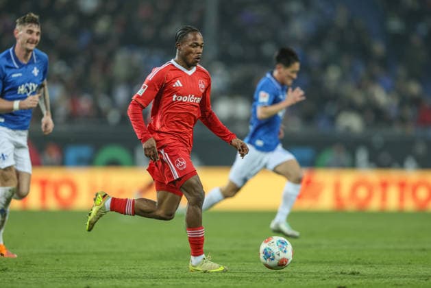 GER, Darmstadt, SV Darmstadt 98 vs 1 FC Nürnberg, 2 Bundesliga, Football, DFB, Season 2025 2026, Merck Stadion am Böllenfalltor, 19 Matchday in picture Mohamed Ali Zoma 1 FC Nürnberg 23 DFB DFL REGULATIONS PROHIBIT ANY USE OF PHOTOGRAPHS AS IMAGE SEQUENCES AND OR QUASI VIDEO, 23 01 2026 Copyright: HMBxMedia HendrikxHamelau
