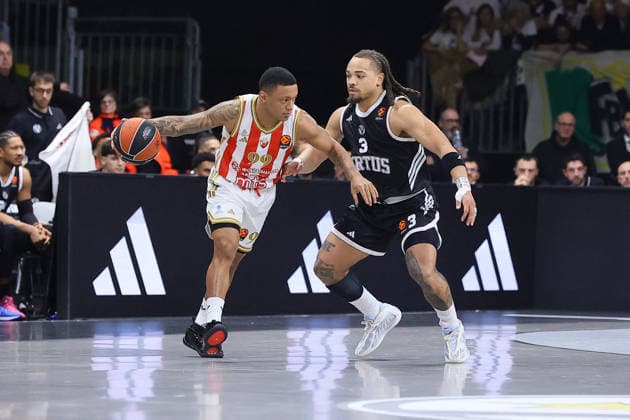 BASKET - Euroleague - Virtus Bologna vs Crvena Zvezda Meridianbet Belgrade 99 Yago dos Santos Crvena Zvezda Stella Rossa Belgrade BASKETBALL - ITALIAN SERIE A Virtus Bologna vs Crvena Zvezda Stella Rossa Belgrade 23-01-2026 03 Carsen EDWARDS Virtus Bologna BASKETBALL - ITALIAN SERIE A Virtus Bologna vs Crvena Zvezda Stella Rossa Belgrade 23-01-2026 during Virtus Bologna vs Crvena Zvezda Meridianbet Belgrade, Basketball Euroleague match in Bologna, Italy, January 23 2026 Bologna Italy  Copyright: xIPAxSport ABACAx