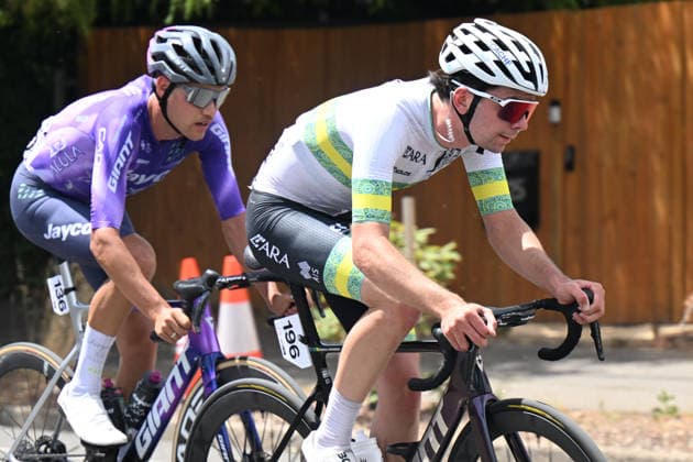 24-01-2026 Tour Down Under; Tappa 04 Brighton - Willunga; 2026, Jayco Aula; 2026, Australia; Plapp, Lucas; Greenwood, Matthew; 