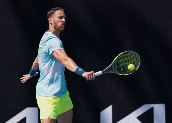 Theo Arribage, Albano Olivetti, Men s Doubles, Men s Doubles Australian Open 2026, Melbourne Park, Melbourne, Victoria, Australia Copyright: xJuergenxHasenkopfx