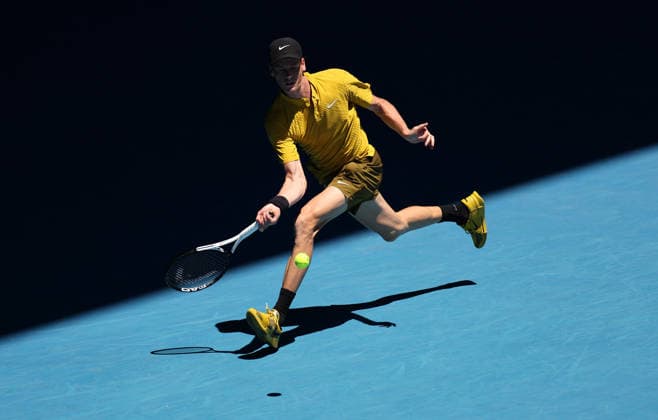 Jannik Sinner of Italy in action Australian Open tennis tournament, Day Seven, Melbourne Park, Australia - 24 Jan 2026Melbourne Melbourne Park Victoria (VIC) Australia  Copyright: xEllaxLing Shutterstockx 16380459ae