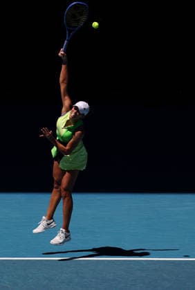 Madison Keys of USA in action Australian Open tennis tournament, Day Seven, Melbourne Park, Australia - 24 Jan 2026Melbourne Melbourne Park Victoria (VIC) Australia  Copyright: xEllaxLing Shutterstockx 16380459ba