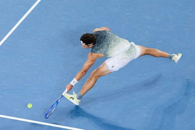 Ben Shelton of the United States of America Australian Open tennis tournament, Day Seven, Melbourne Park, Australia - 24 Jan 2026Melbourne Melbourne Park Victoria (VIC) Australia  Copyright: xRachelxBach Shutterstockx 16380458bh