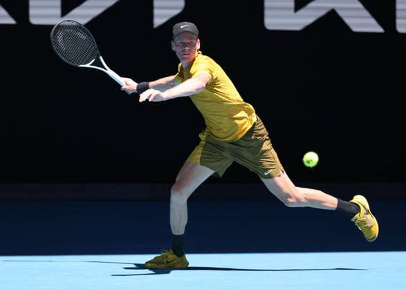 Jannik Sinner ITA , Australian Open 2026, Melbourne Park, Melbourne, Victoria, Australia Copyright: xJuergenxHasenkopfx