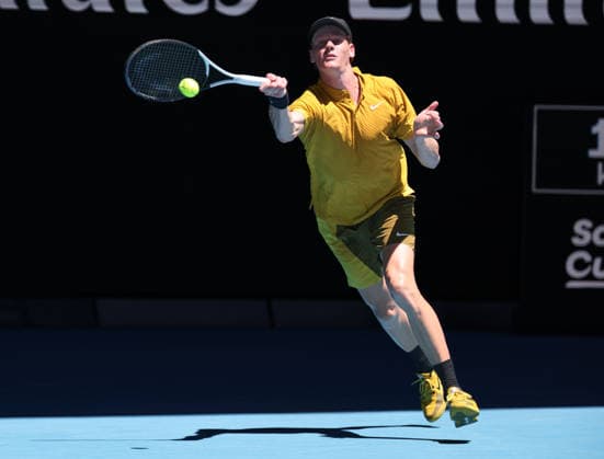 Jannik Sinner ITA , Australian Open 2026, Melbourne Park, Melbourne, Victoria, Australia Copyright: xJuergenxHasenkopfx