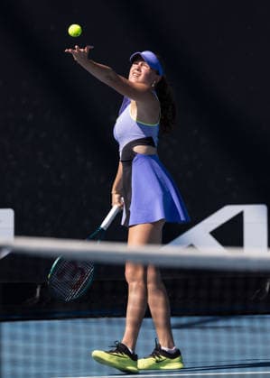 Mariella Thamm GER , Girls Singles, Girls Singles, Australian Open 2026, Melbourne Park, Melbourne, Victoria, Australia Copyright: xJuergenxHasenkopfx