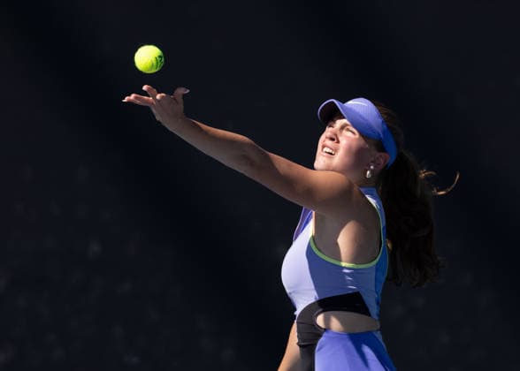Mariella Thamm GER , Girls Singles, Girls Singles, Australian Open 2026, Melbourne Park, Melbourne, Victoria, Australia Copyright: xJuergenxHasenkopfx