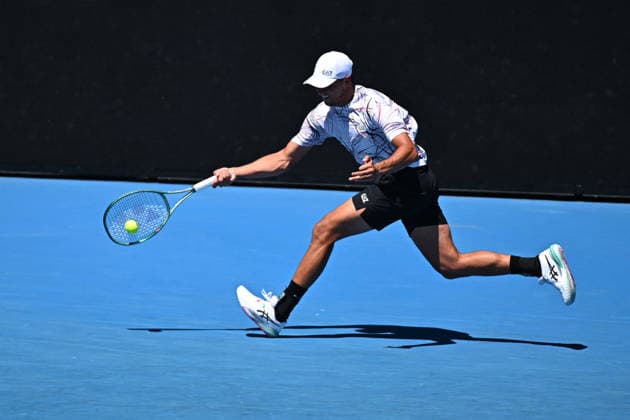 Australian Open - Melbourne Luciano Darderi (ITA) during his third round match at the 2026 Australian Open at Melbourne Park in Melbourne, Australia, on January 24, 2026. Photo by Corinne Dubreuil ABACAPRESS.COM Melbourne Australia  Copyright: xDubreuilxCorinne ABACAx
