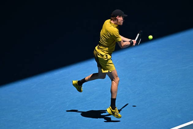 Australian Open - Melbourne Jannik Sinner (ITA) during his third round match at the 2026 Australian Open at Melbourne Park in Melbourne, Australia, on January 24, 2026. Photo by Corinne Dubreuil ABACAPRESS.COM Melbourne Australia  Copyright: xDubreuilxCorinne ABACAx