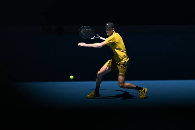 Australian Open - Melbourne Jannik Sinner (ITA) during his third round match at the 2026 Australian Open at Melbourne Park in Melbourne, Australia, on January 24, 2026. Photo by Corinne Dubreuil ABACAPRESS.COM Melbourne Australia  Copyright: xDubreuilxCorinne ABACAx