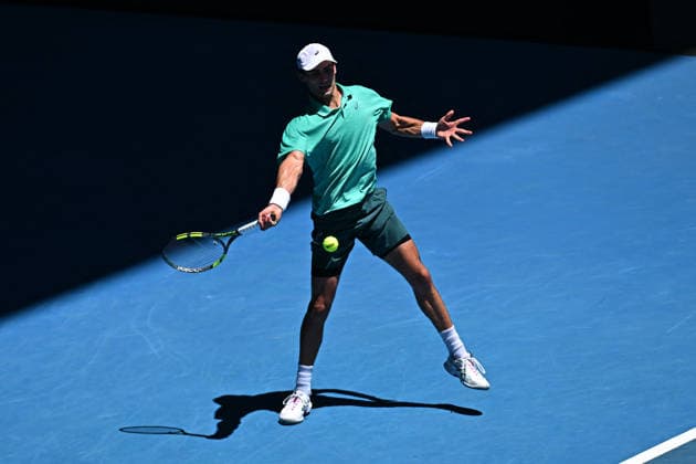Australian Open - Melbourne Eliot Spizzirri (USA) during his third round match at the 2026 Australian Open at Melbourne Park in Melbourne, Australia, on January 24, 2026. Photo by Corinne Dubreuil ABACAPRESS.COM Melbourne Australia  Copyright: xDubreuilxCorinne ABACAx