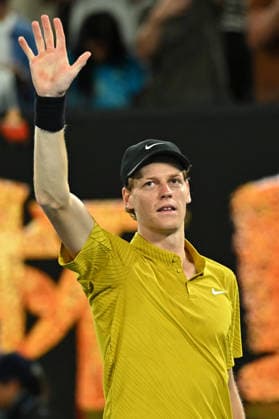 Australian Open - Melbourne Jannik Sinner (ITA) during his third round match at the 2026 Australian Open at Melbourne Park in Melbourne, Australia, on January 24, 2026. Photo by Corinne Dubreuil ABACAPRESS.COM Melbourne Australia  Copyright: xDubreuilxCorinne ABACAx